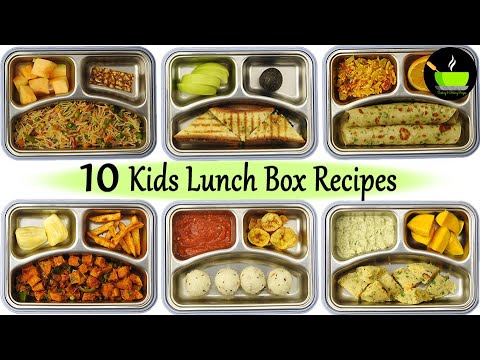 10 Lunch Box Recipes For Kids Vol 2 | Indian Lunch Box Recipes| Easy And Quick Tiffin Ideas For Kids | She Cooks