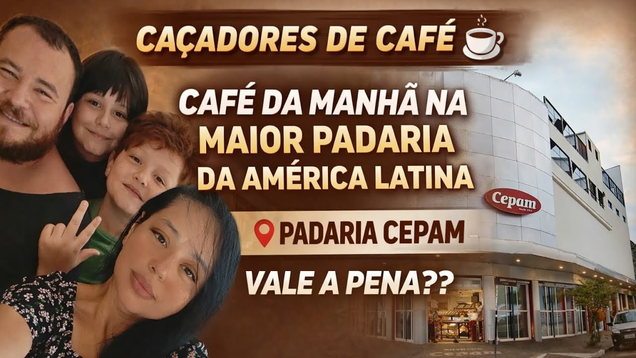 Fomos na MAIOR Padaria da América Latina 😱 Café da Manhã na Cepam ...