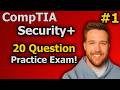 CompTIA Security+ 20 Question Practice Exam