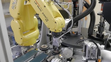 Automated High-Speed Deburring and Part Handling with LR Mate 200iD/4s