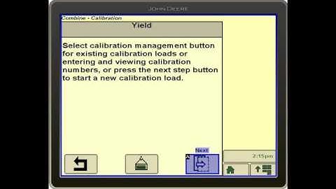 Yield Monitor Calibration - S Series