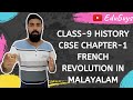 Cbse class 9 ncert history chapter 1 french revolution in malayalam