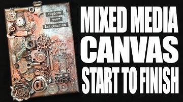How to: Mixed Media Canvas - Explore
