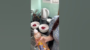 Nước rửa chén vừa có thể rửa được rau củ vừa có thể rửa được trái cây🍇 #review #nuocruachen