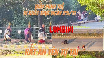 KHẤT THỰC MỚI NHẤT 29/11 Thầy Minh Tuệ Và Các Sư Phụ Tại Lumbini Nepal #thichminhtue #thayminhtue
