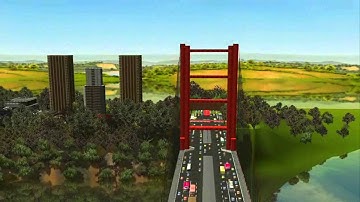RCT3 - New Western Bridge (car trip)
