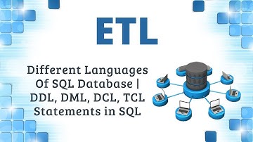 Different Languages of SQL Database | DDL, DML, DCL, TCL statements in SQL (Day 2)
