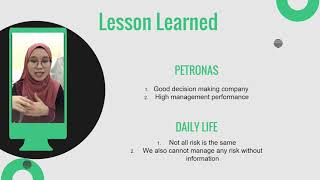 BTMT 4293 RISK MANAGEMENT GROUP 6 (PETRONAS)