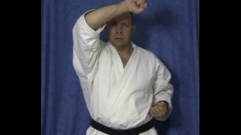 Learning Karate Age Uke Upper Block