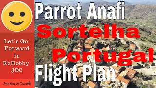 Parrot Anafi Test Footage in Sortelha (Aldeia histórica), Guarda, Portugal