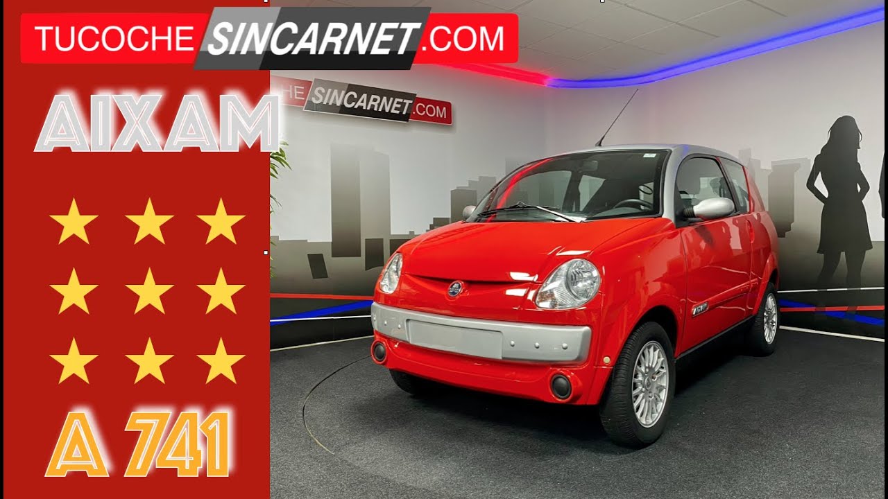 AIXAM A 741 ROJO PLATA