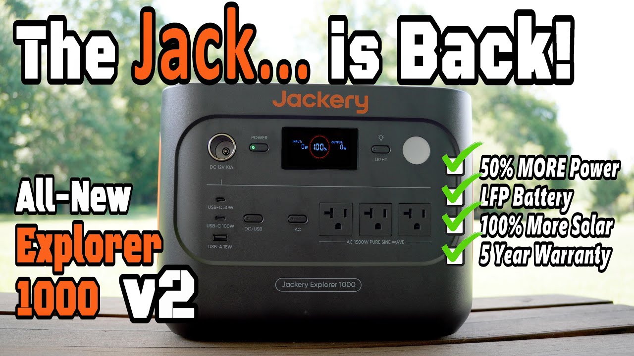 Jackery's All New Explorer 1000 v2 - Worth Serious