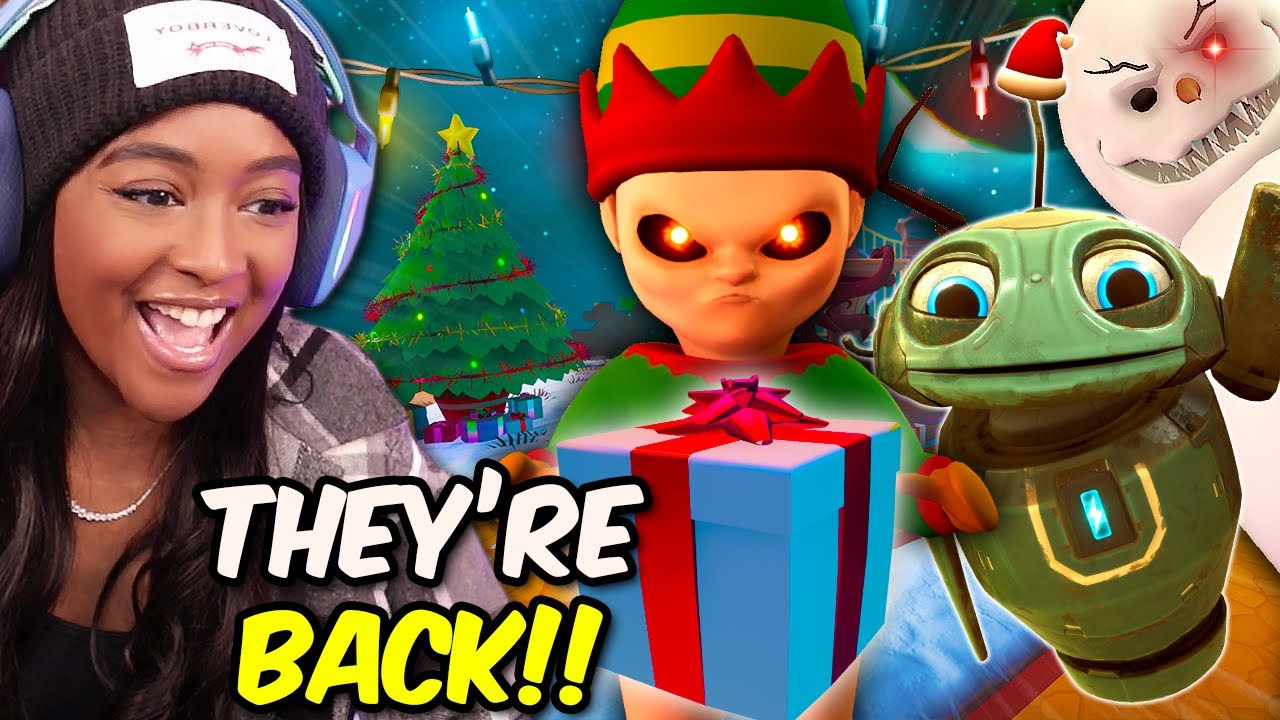 Малыш в жёлтом и «НЬЮТ» ВЕРНУЛИСЬ... Хотите слепить снеговика? [Рождественское обновление]