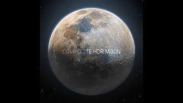 Composite HDR Moon by Connor Matherne and Andrew McCarthy