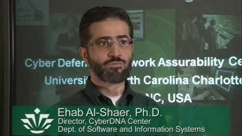 Dr. Ehab Al-Shaer Discusses the CyberDNA Center