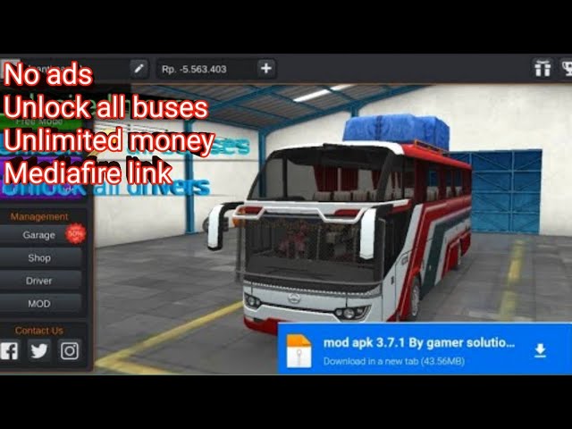 Bus Simulator Indonesia v3.7.1 Apk Mod Dinheiro Infinito - W Top Games