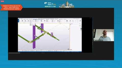 Tekla User Days 2021 Presentation -  ParaMatic Piping Add-On
