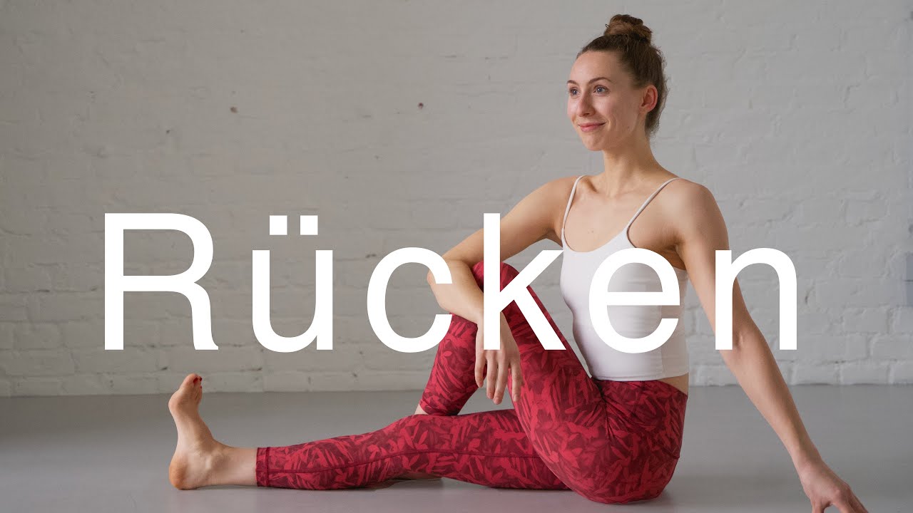 Rücken Yoga 60 Minuten | Rückenmuskulatur aufbauen + Verspannungen lösen