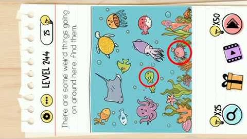 Brain Test Level 244 || There Are Something Weird Things Going On Around Here, Find Them.