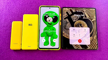 Maxcom mm111 + BQ Only + Samsung A73 Incoming call. Samsung Galaxy Z fold Outgoing call
