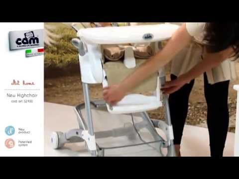 Обзор стульчика для кормления Cam Istante