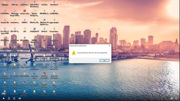 Concurrent user session are not supported-PowerDirecter Opning Problem