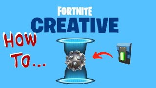 Fortnite Creative - How to SPAWN items using button.