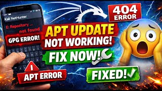 APT UPDATE NOT WORKING in Kali NetHunter 😱 | FIX IN 2 MINUTES!