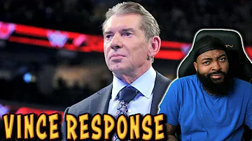 ROSS REACTS TO VINCE MCMAHON FINNALLY RESPONDING TO THE ALLIGATIONS
