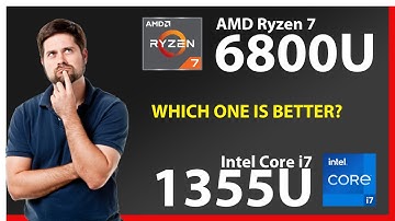 AMD Ryzen 7 6800U vs INTEL Core i7 1355U Technical Comparison