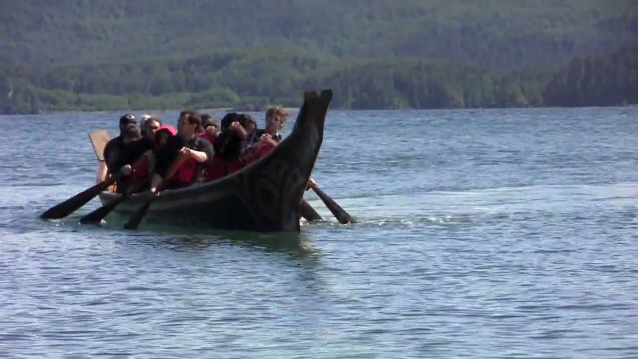 Haida Gwaii Traditional Canoe Tour - YouTube