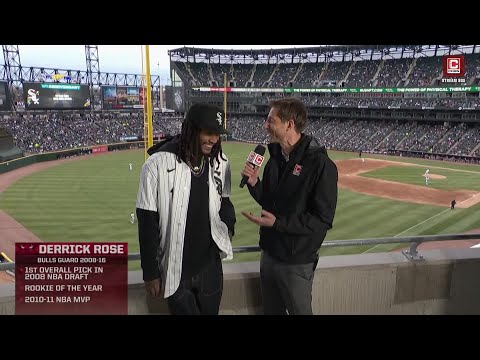 Derrick Rose Joins White Sox Broadcast on Opening Day