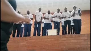 Refuge Male Voice on stage
