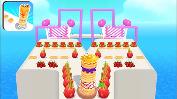 PANCAKE RUN 🥞💕: All Levels Gameplay Walkthrough Android, iOS NEW UPDATE