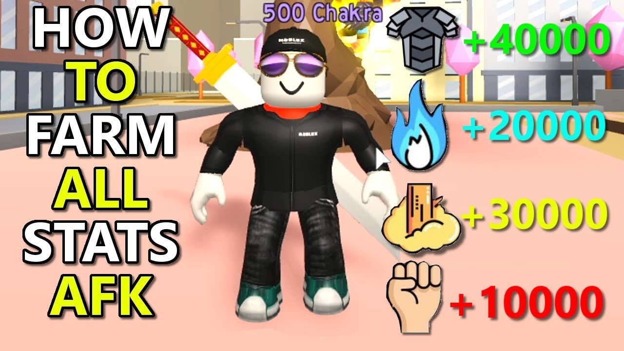 How To Farm Stats Afk Anime Fighting Simulator Roblox Level Up Fast Quick And Easy Youtube
