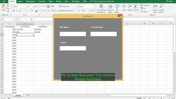 How to Transfer Data From UserForm To Excel WorkBook Sheets