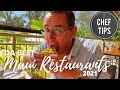 The BEST Maui Restaurants - My Picks for Summer 2021