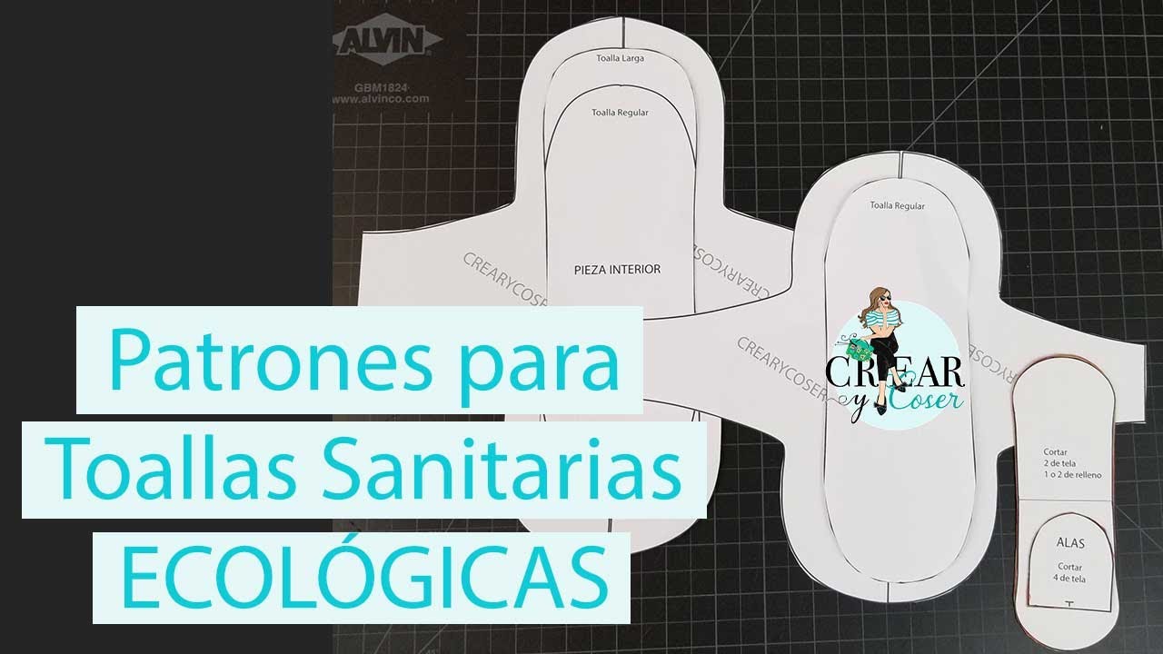 Patrones para Toallas Sanitarias Ecólogicas ¡GRATIS!