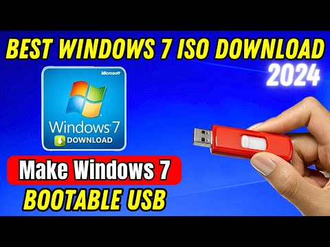 Windows 7 ISO File Download In 2024 | Create A Bootable USB Flash Drive For Windows 7 With Rufus