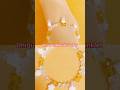 how to make a unique anklet at home with yellow and white glass beads#trending#diy#handmade