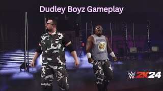 WWE 2K24 Dudley Boyz Gameplay (ECW Punk Pack)