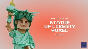 How to create Statue of Liberty | voxEdit