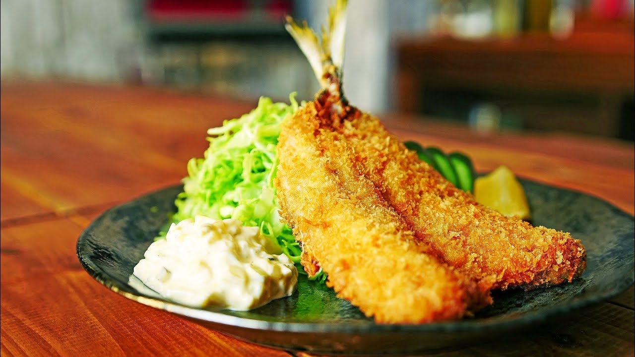 サクサク アジフライの作り方 鯵 あじ のさばき方 背開き から Fried Horse Mackerels 魚の捌き方 料理レシピはparty Kitchen Youtube