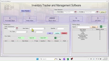 Inventory Management Excel VBA Template | Version 2 | Free Download