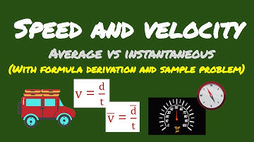 Speed and Velocity | Physics  #Science #SpeedandVelocity