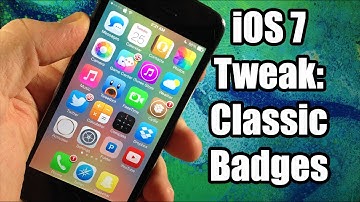 iOS 7 Jailbreak Tweak - ClassicBadges - FREE