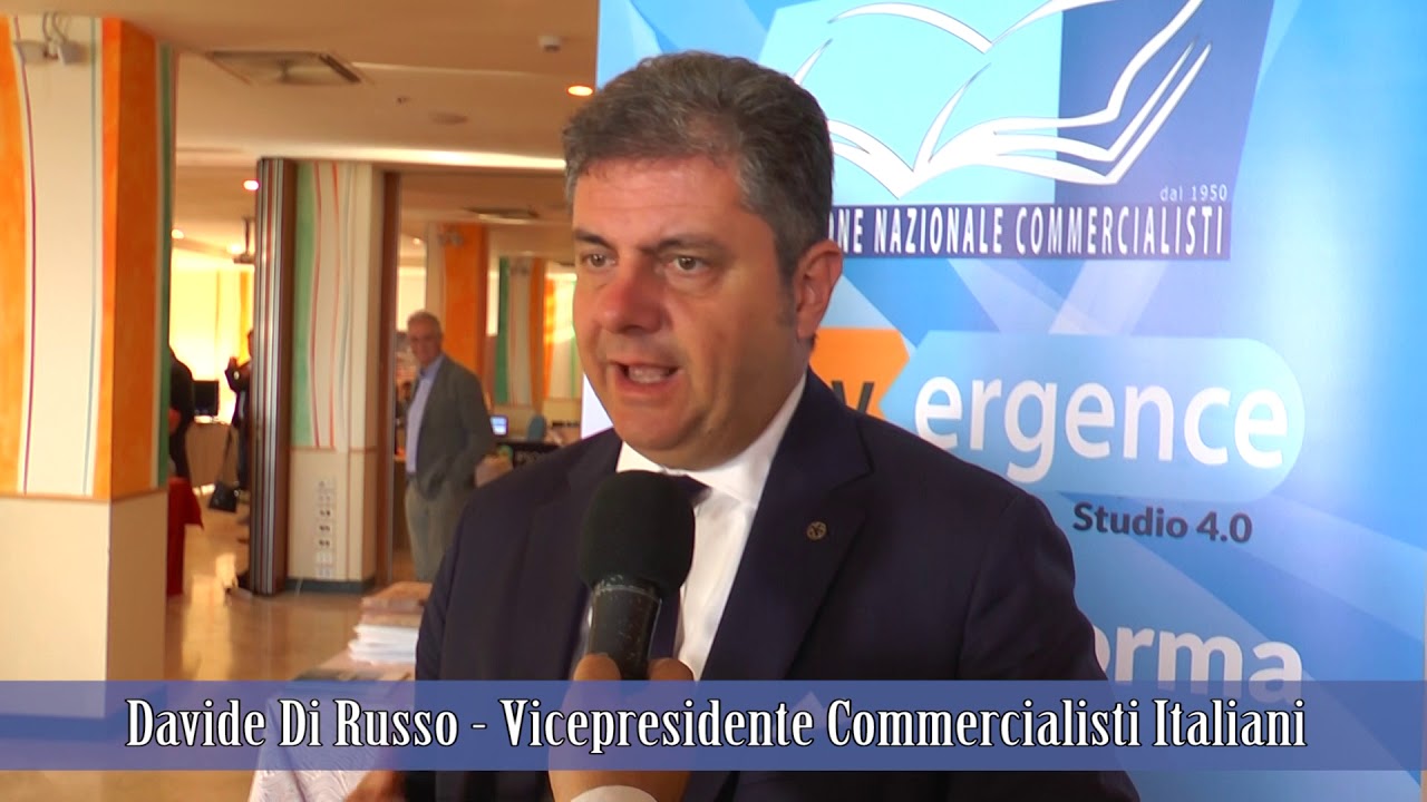 Davide Di Russo Vicepresidente Commercialisti Italiani - YouTube