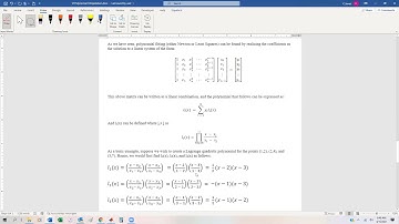 12 5 Polynomial Interpolation
