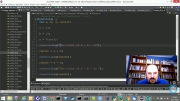 CoffeeScript  Lessons on ECLIPSE IDE - Lesson 2