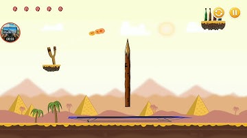 knock down bottles desert world level 7